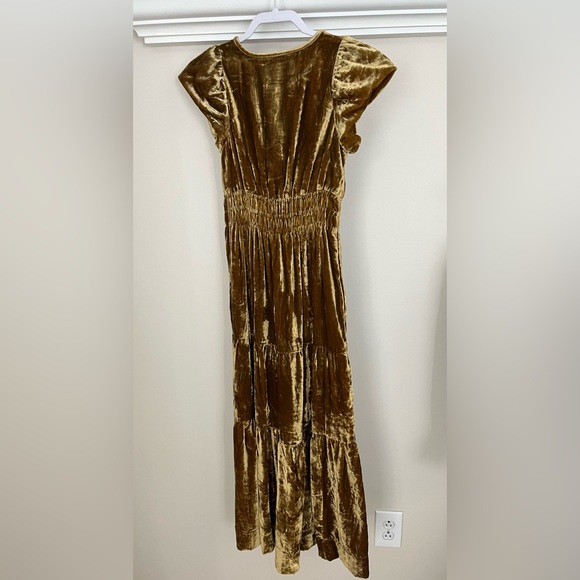 Anthropologie Somerset Velvet Petite Dress - Picture 2 of 8